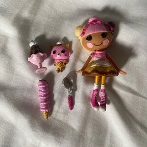5 pcs. set lalaloopsy doll figurine toy play set display collectible miniature